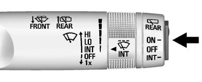 Rear Window Wiper/Washer 