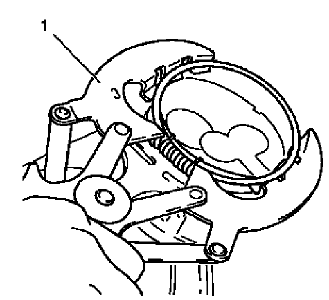 Fig. 336: Using Piston Ring Pliers