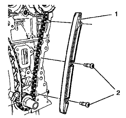 Fig. 56: Timing Chain Guide Right Side