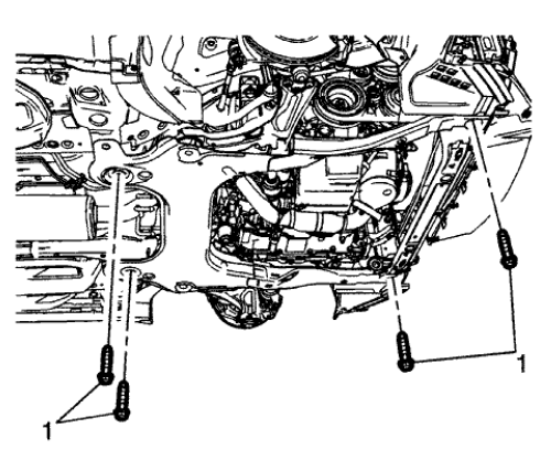Fig. 158: Front Frame Bolts