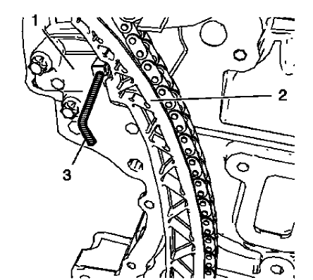Fig. 57: Timing Chain And Timing Chain Tensioner