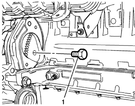 Fig. 162: Torque Converter To Flywheel Bolt