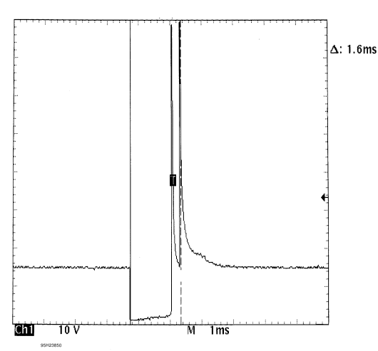 Fig. 28: Single Injector - Known Good - Voltage Pattern