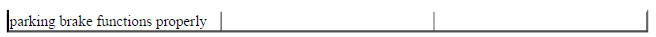 PARKING BRAKE CABLE