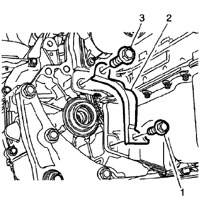 Fig. 96: Automatic Transmission Converter Cover And Bolts