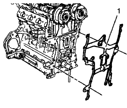 Fig. 300: Engine Front Cover Gasket