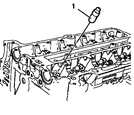 Fig. 308: Hydraulic Valve Lash Adjusters