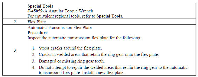 Automatic Transmission Flex Plate Replacement