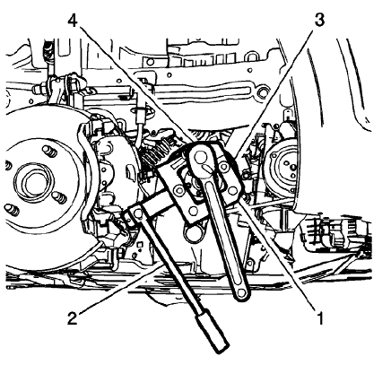 Fig. 109: Crankshaft Components And Tools