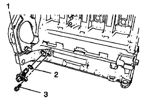 Fig. 314: Crankshaft Position Sensor, Bolt And Seal Ring