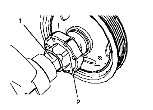 Fig. 111: Engine Oil Pump Rotor And Crankshaft
