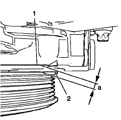Fig. 112: Engine Front Cover And Crankshaft Balancer