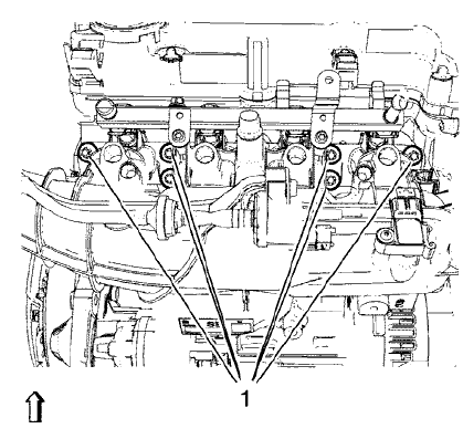 Fig. 36: Intake Manifold Bolts