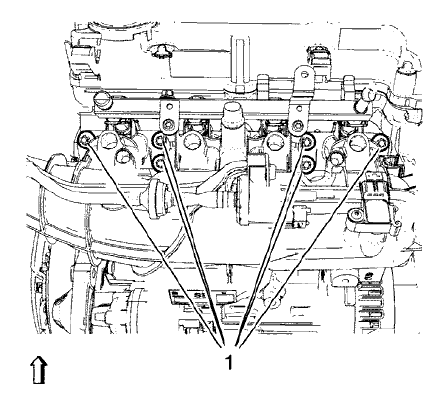 Fig. 39: Intake Manifold Bolts