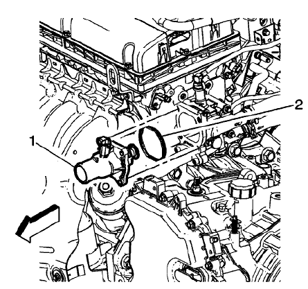 Fig. 57: Thermostat And Discard Seal