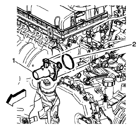 Fig. 58: Thermostat And Discard Seal