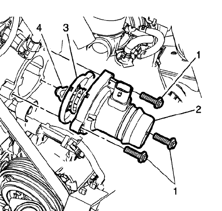 Fig. 65: Thermostat, Water Inlet Pipe & Components