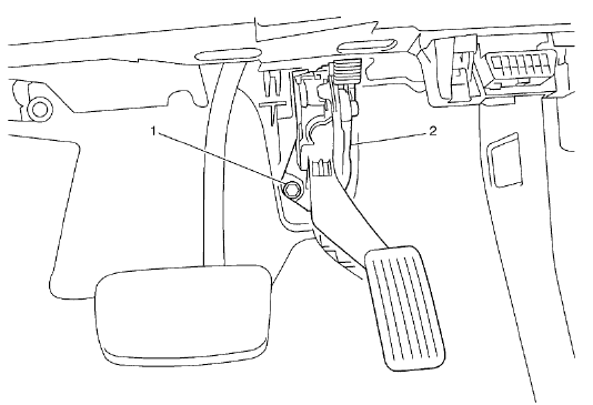 Fig. 11: Accelerator Pedal Position Sensor & Fastener