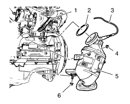 Fig. 462: Locating Catalytic Converter Components