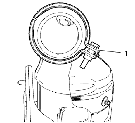 Fig. 463: Catalytic Converter V-Clamp