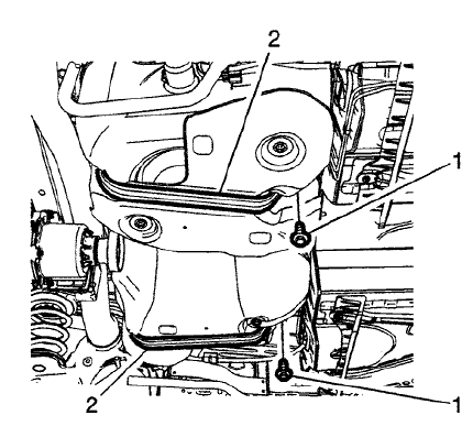 Fig. 17: Fuel Tank Straps And Fasteners