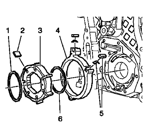 Fig. 372: Locating Engine Oil Pump Components