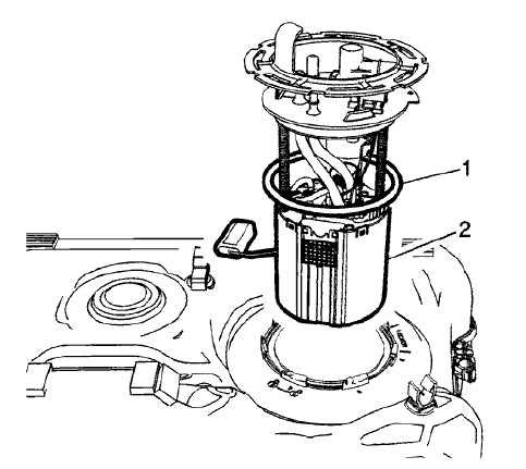 Fig. 38: Fuel Tank Fuel Pump Module