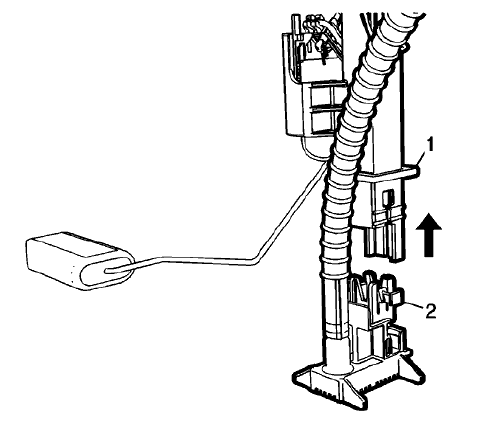 Fig. 43: Pump Module Fuel Pickup