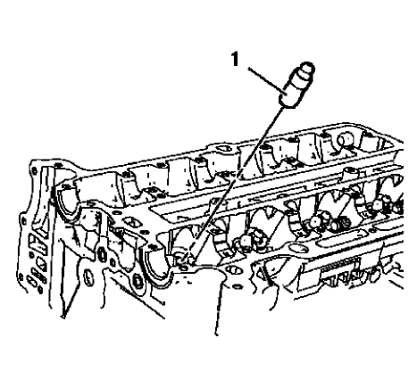 Fig. 402: Hydraulic Valve Lash Adjusters