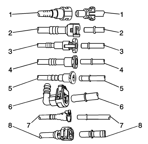 Fig. 52: Plastic Collar Quick Connect Fitting Service