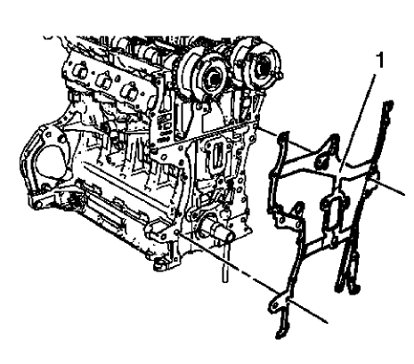 Fig. 411: Engine Front Cover Gasket