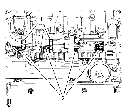 Fig. 69: Fuel Injector Wiring Harness Plugs