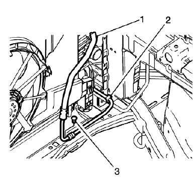 Fig. 29: Power Steering Fluid Reservoir Inlet Hose