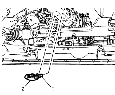 Fig. 12: Front Propeller Shaft Bolts