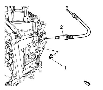 Fig. 78: Clutch Actuator Cylinder Front Pipe And Retainer