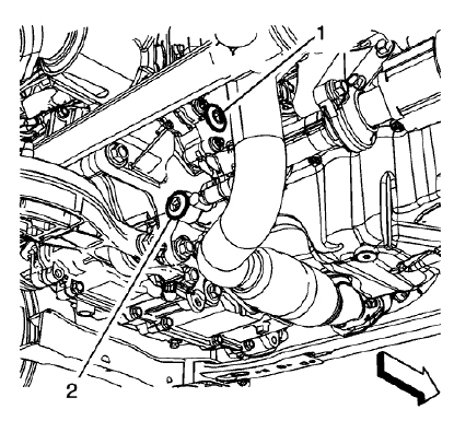 Fig. 5: Transfer Case Drain And Fill Plugs