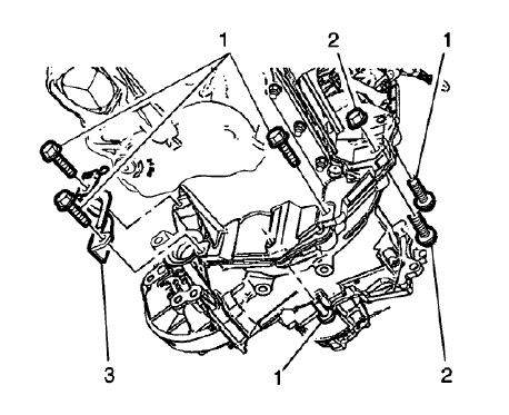 Fig. 83: Lower Transmission Bolts