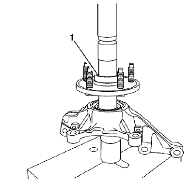Fig. 15: Wheel Hub/Bearing Remover Kit