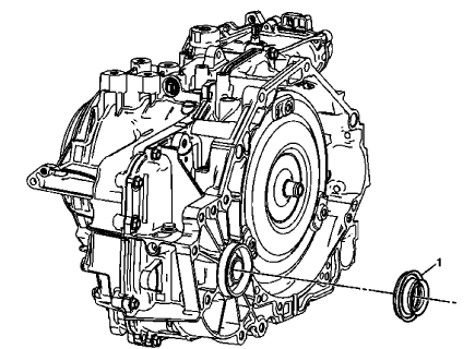 Fig. 26: Identifying Right Front Wheel Drive Shaft Seal