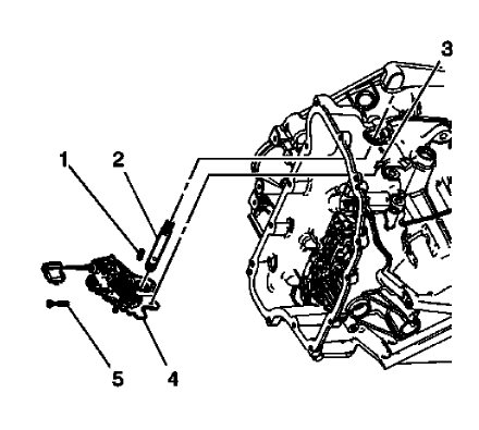 Fig. 1: View Of Manual Shift Detent Lever & Shaft Position Switch Assembly