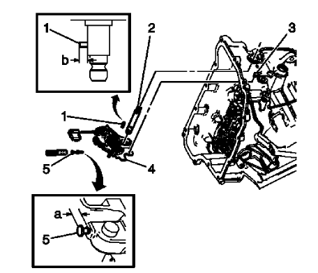 Fig. 2: Identifying Manual Shaft Detent (W/Shift Position Switch) Lever Assembly