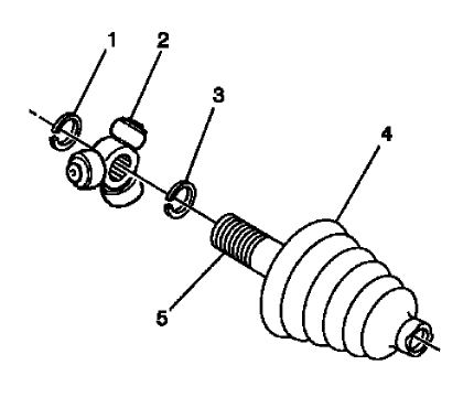 Fig. 44: View Of Tripot Spider & Retaining Ring