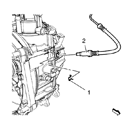 Fig. 91: Clutch Actuator Cylinder Front Pipe And Retainer