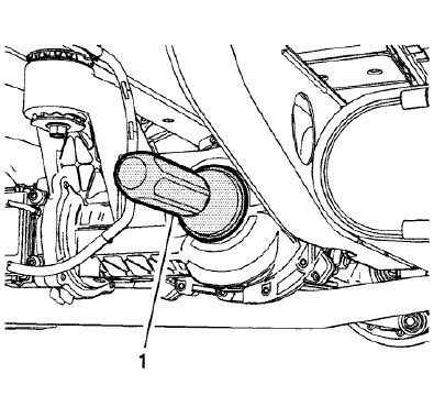 Fig. 18: Rear Axle Seal And Special Tool