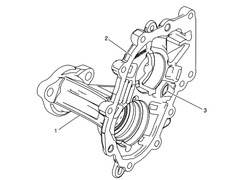 Fig. 54: Transfer Case Rear Extension Housing Cleaning And Inspection Areas