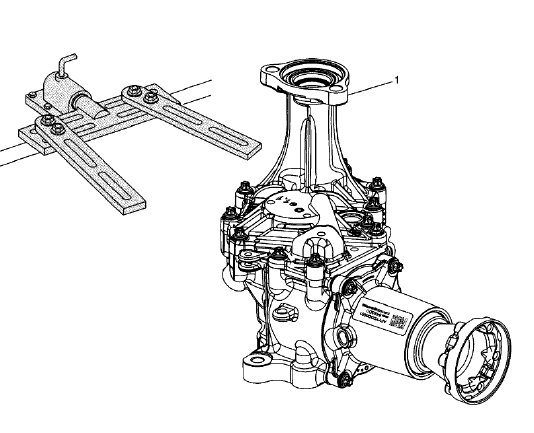 Fig. 68: Transfer Case Holding Fixture