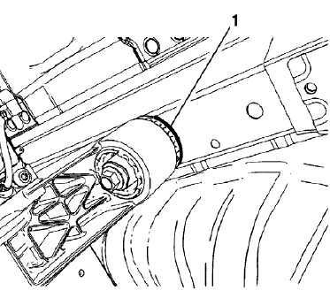 Fig. 22: Rear Differential Support Mounting