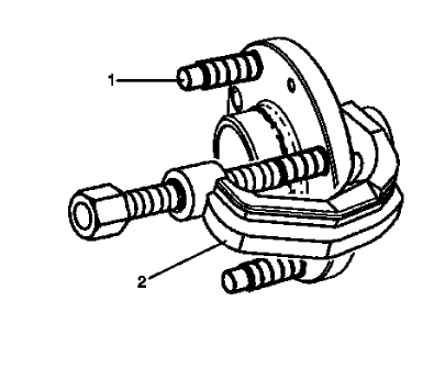 Fig. 29: Wheel Stud And Separator