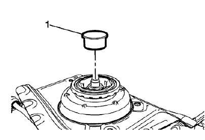 Fig. 32: Front Suspension Strut Mount Plate Nut Cap