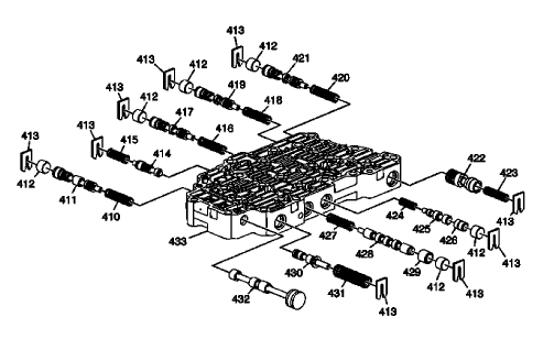 Fig. 14: View Of Control Valve Body Assembly (2 Of 2)